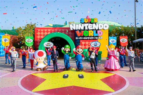  Super Nintendo World Grand Opening Celebrated with Thousands of Excited Visitors and Mushroom Kingdom Immersion