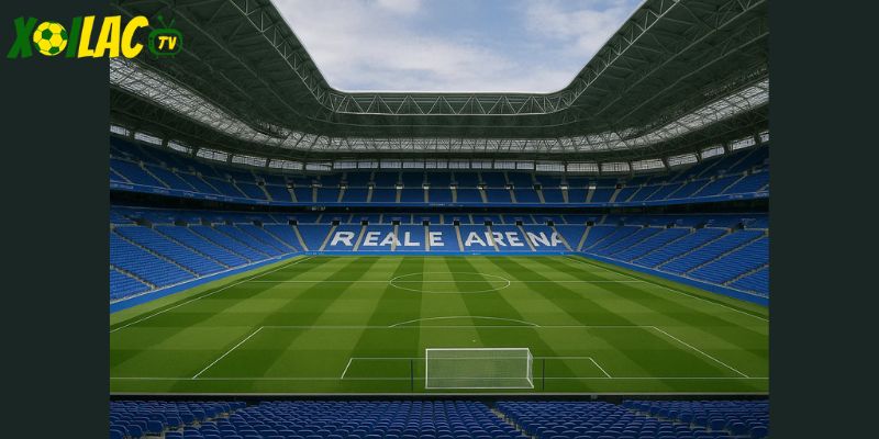 Reale Arena là điểm tựa trong trận Real Sociedad vs Real Madrid. Reale Arena là điểm tựa trong trận Real Sociedad vs Real Madrid.